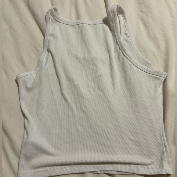 white tank top (worn) - Picture 2 of 3